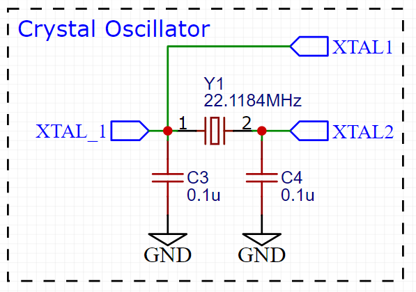 8051 Crystal Oscillator